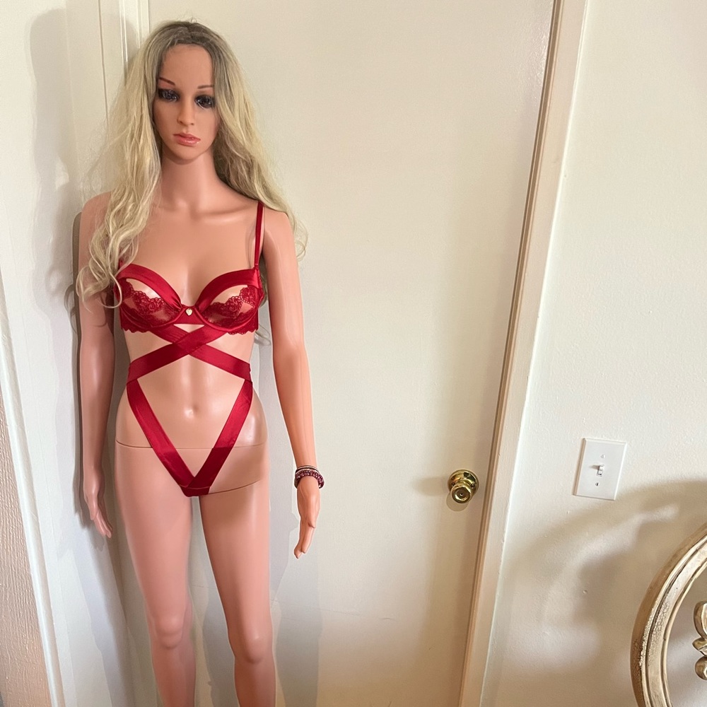 Women’s red lingerie